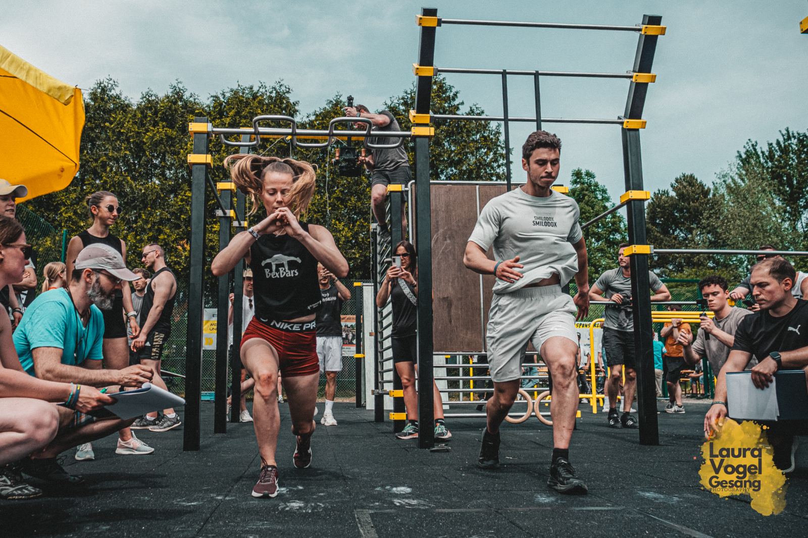High Knees in der Team Challenge
