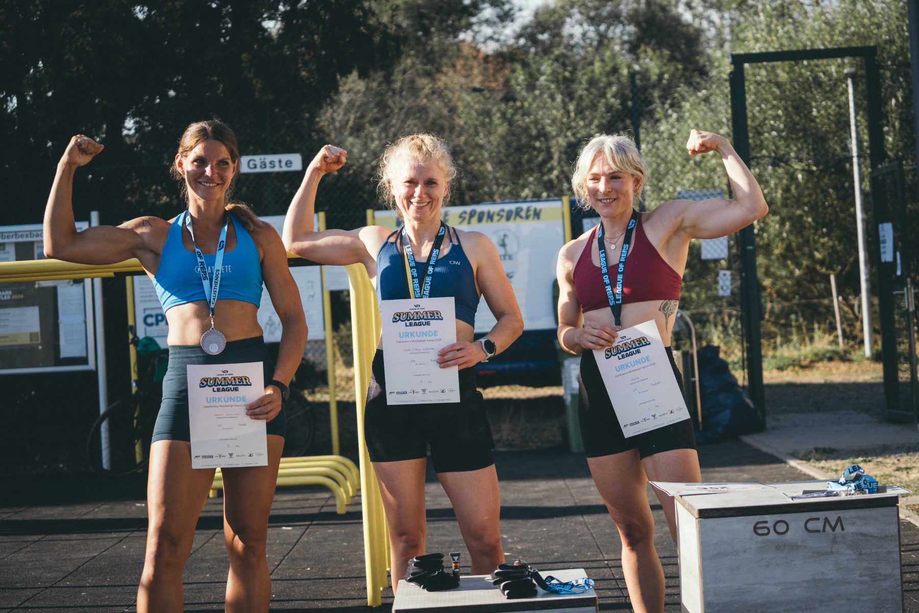 Summer League: Podium der Frauen